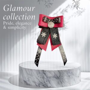 Noir Frost – Black & Red Satin with Coin and Snowflake